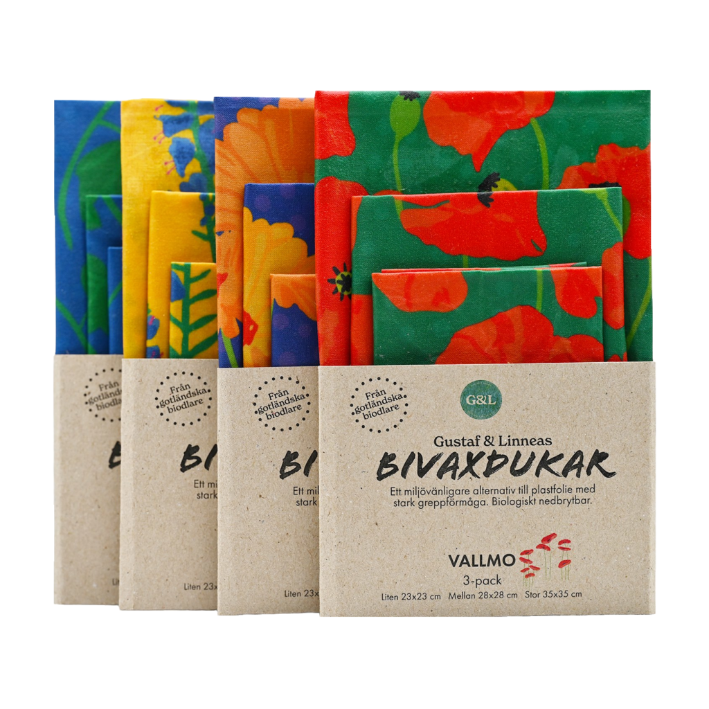Bivaxdukar blommor – 3-pack