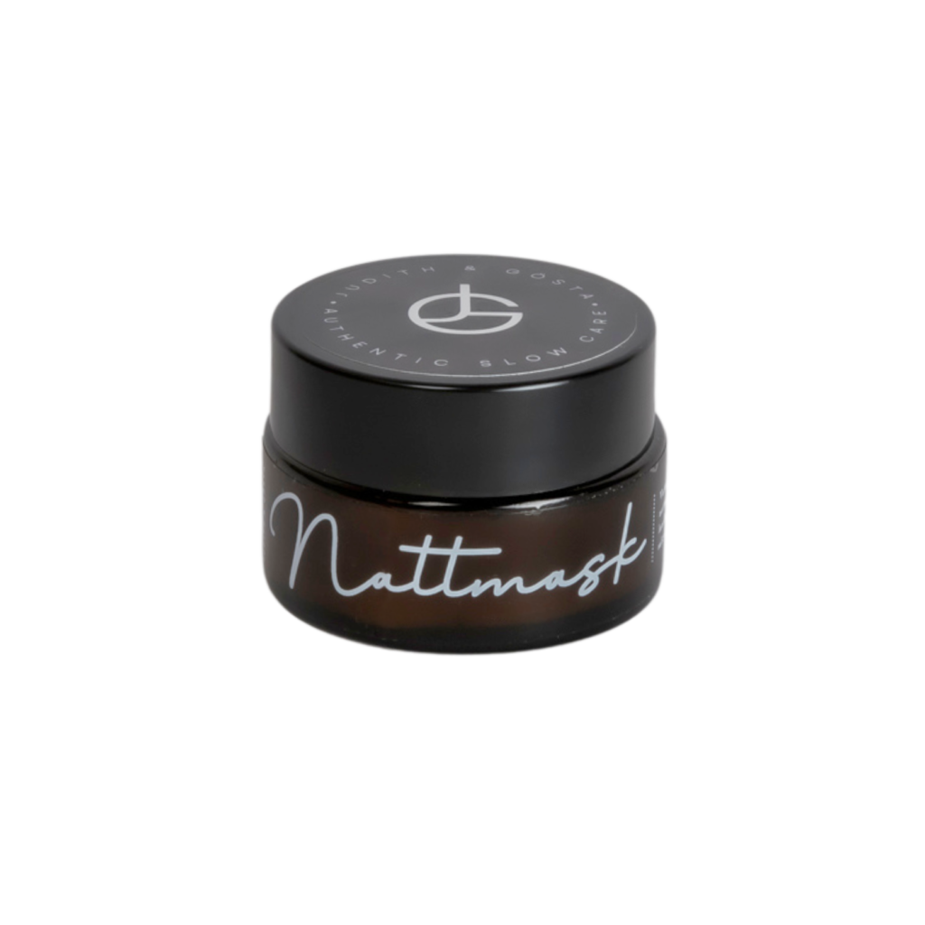 Burk med Judith & Göstas Nattmask nightbalm, 20 ml, transparent bakgrund