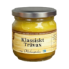 Klockargårdens klassiskt trävax i glasburk med guldlock, 140 g, svenskt hantverk för naturlig trävård och skydd av träytor